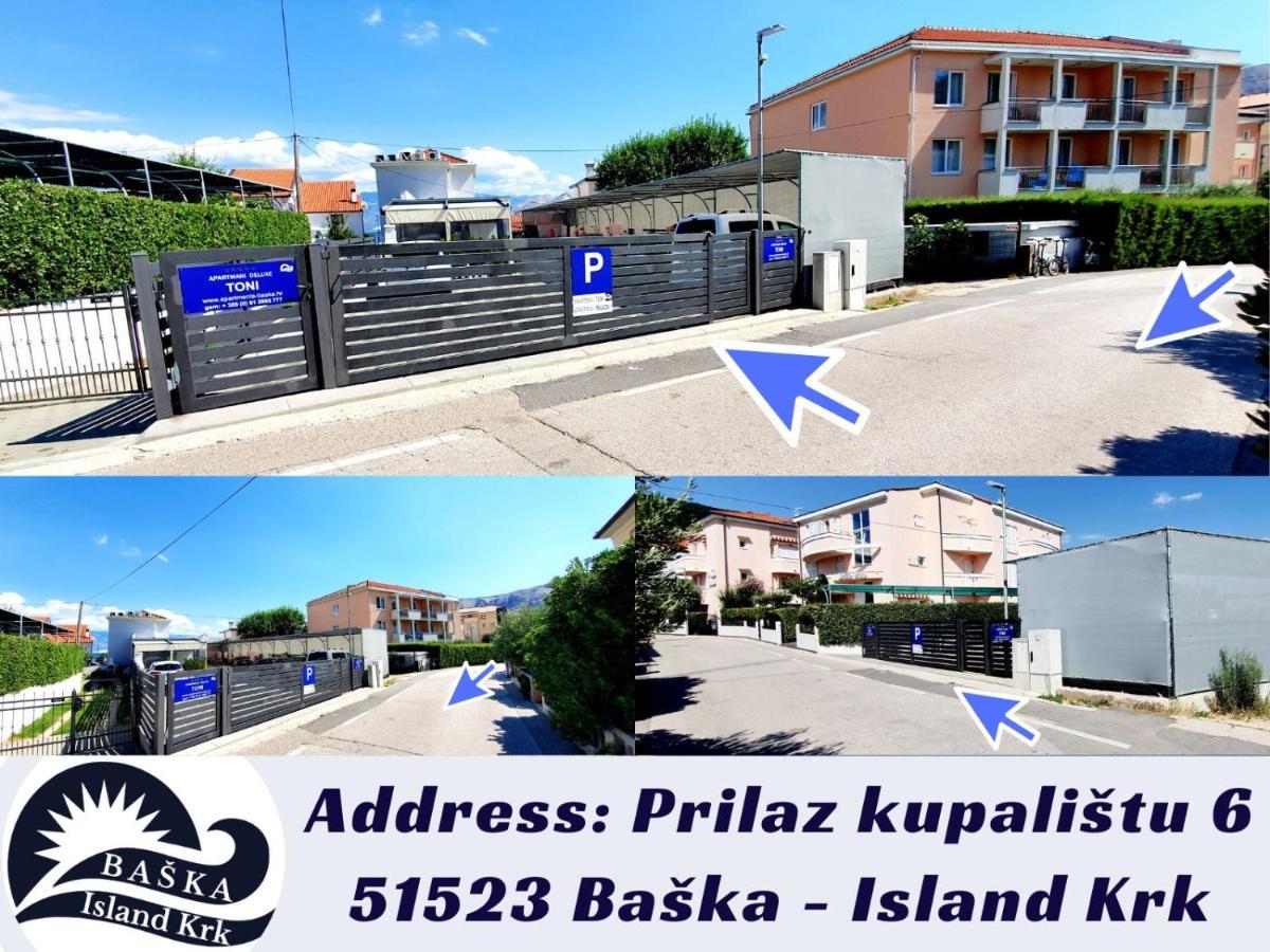 Apartments Palada 1 Baška Exterior foto